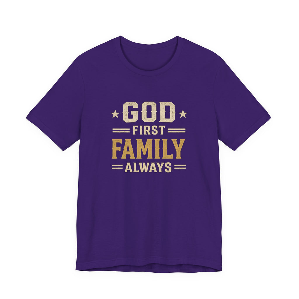 God First Family Always T-Shirt