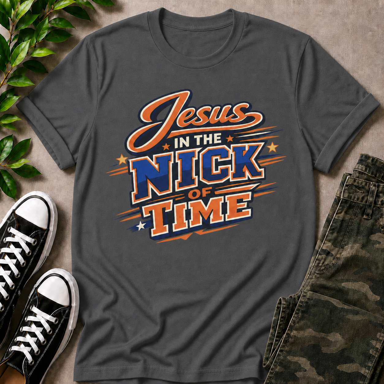 Jesus In The Nick Of Time T-Shirt