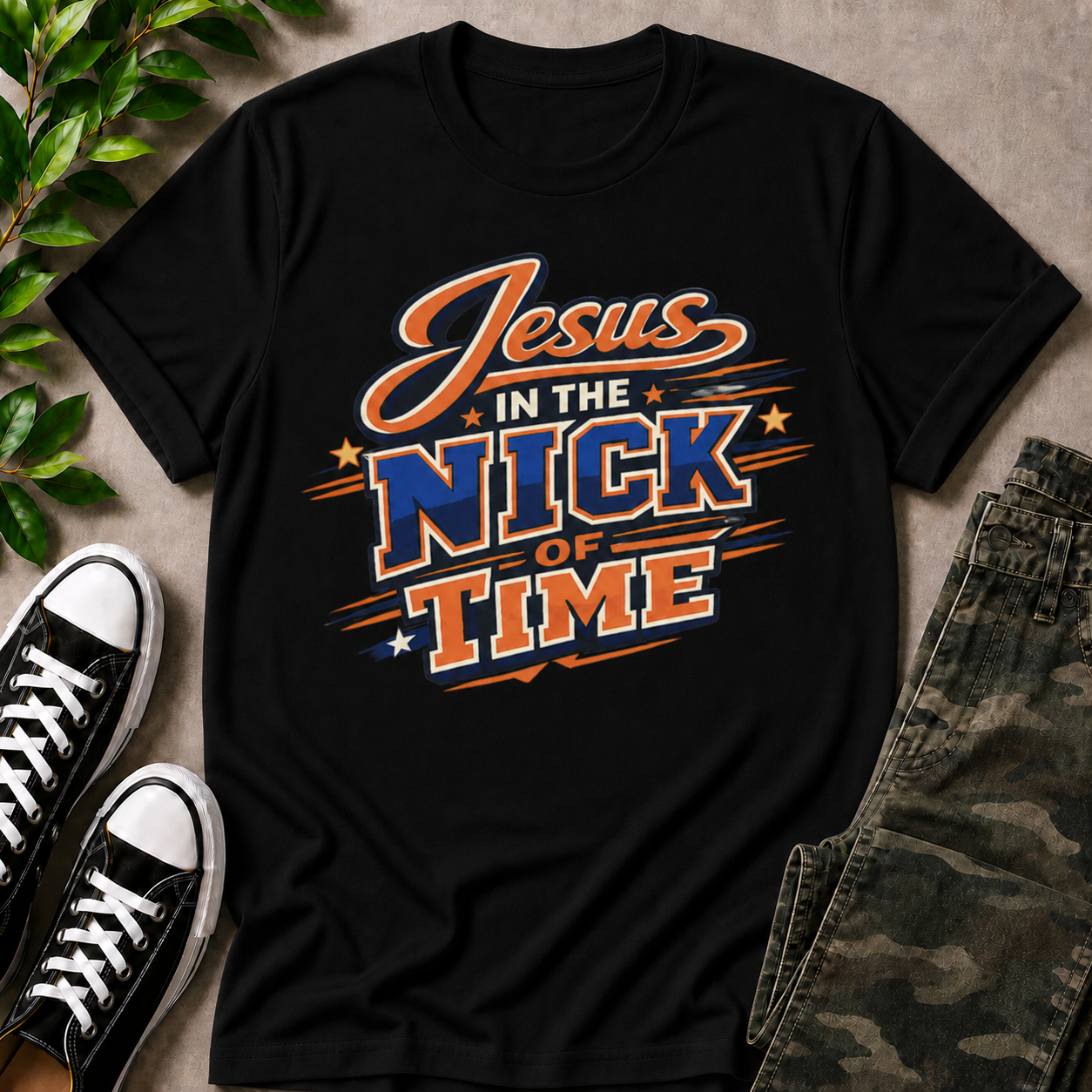 Jesus In The Nick Of Time T-Shirt