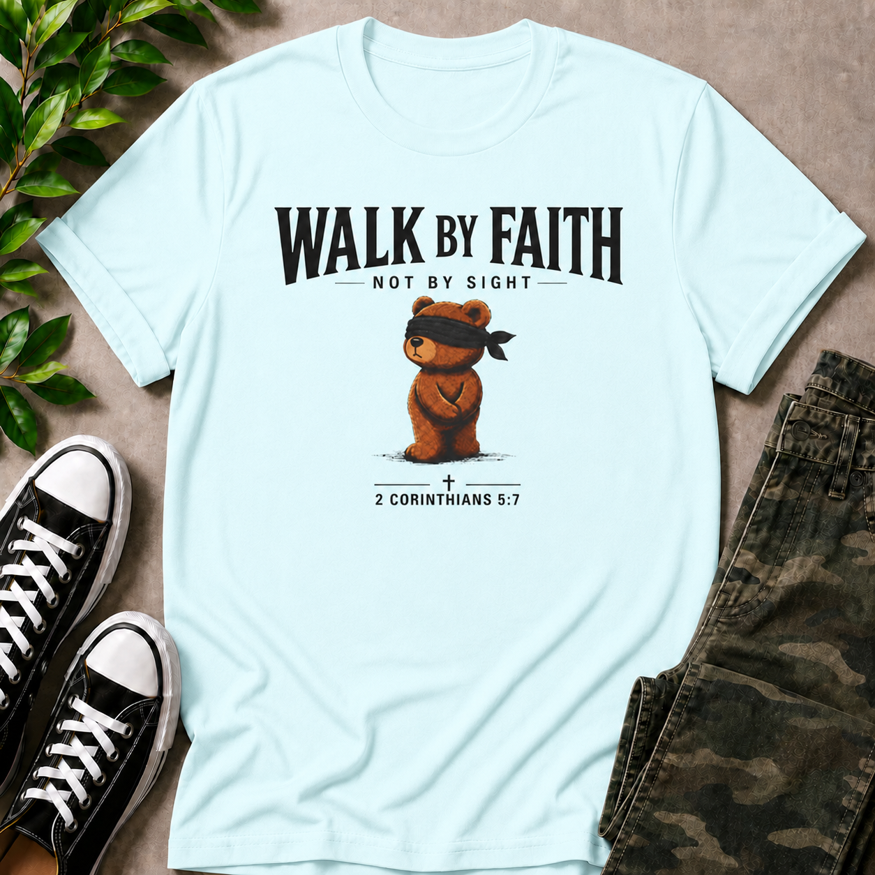 Walk By Faith Not By Sight T-Shirt