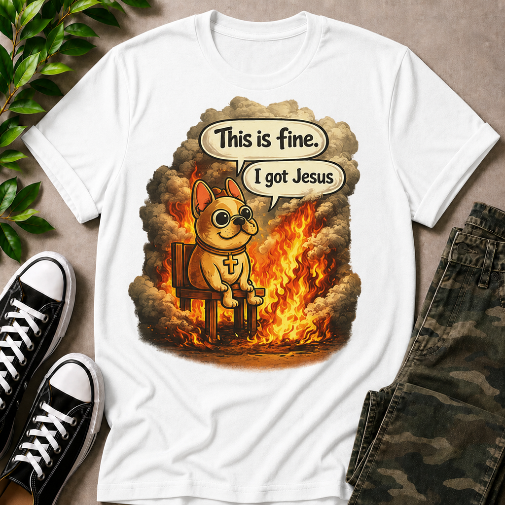 This Is Fine I Got Jesus T-Shirt