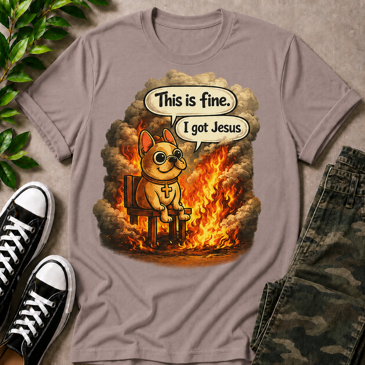 This Is Fine I Got Jesus T-Shirt