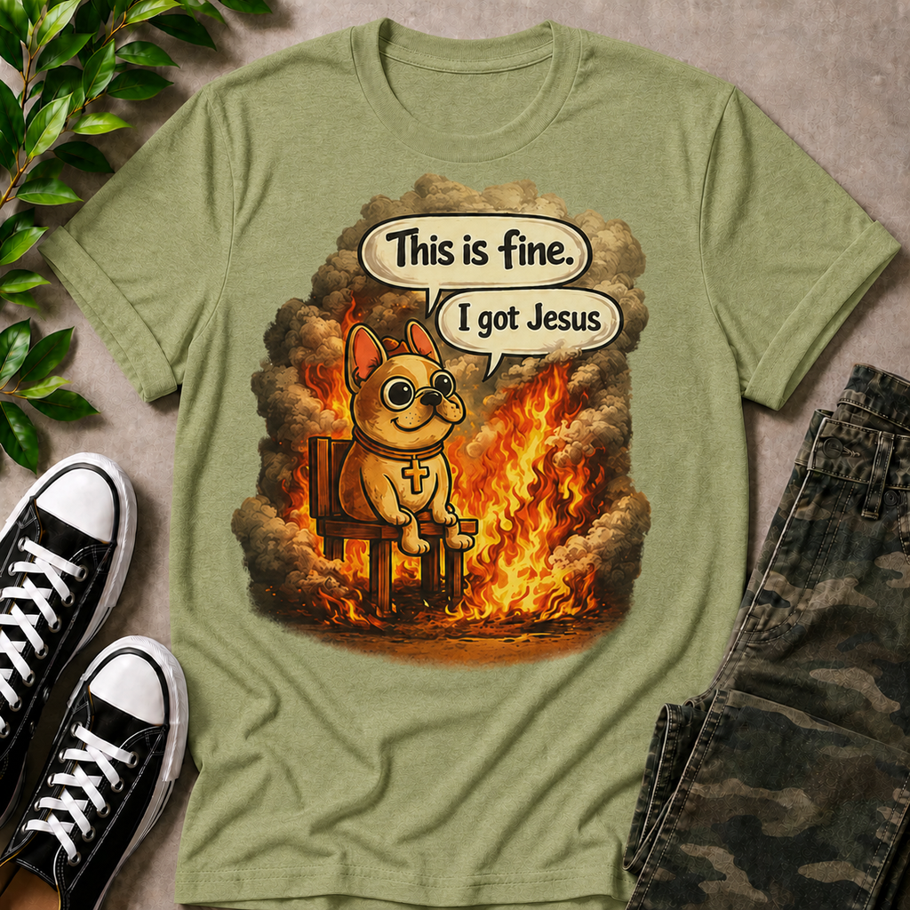 This Is Fine I Got Jesus T-Shirt