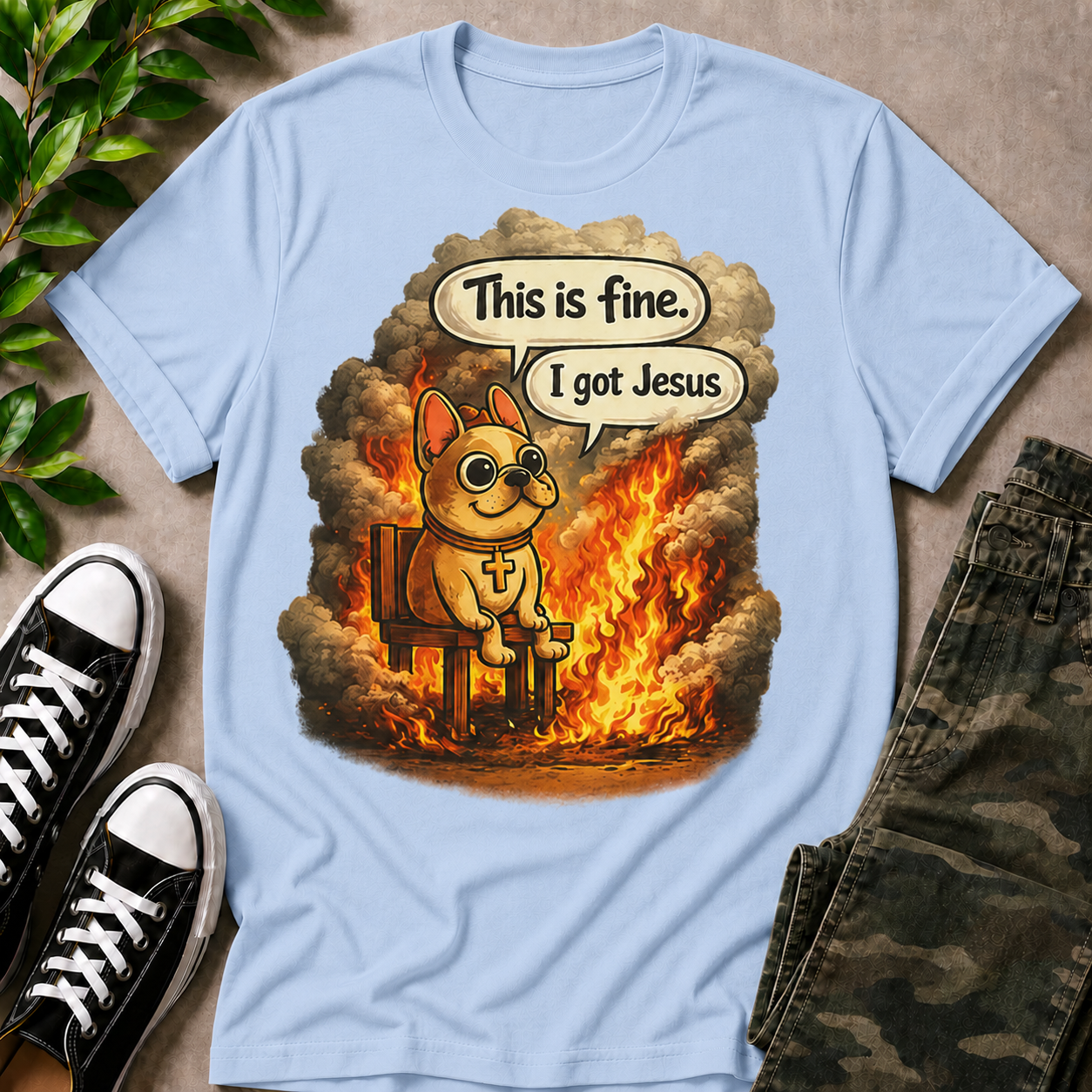 This Is Fine I Got Jesus T-Shirt