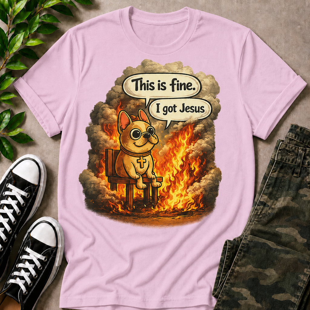 This Is Fine I Got Jesus T-Shirt