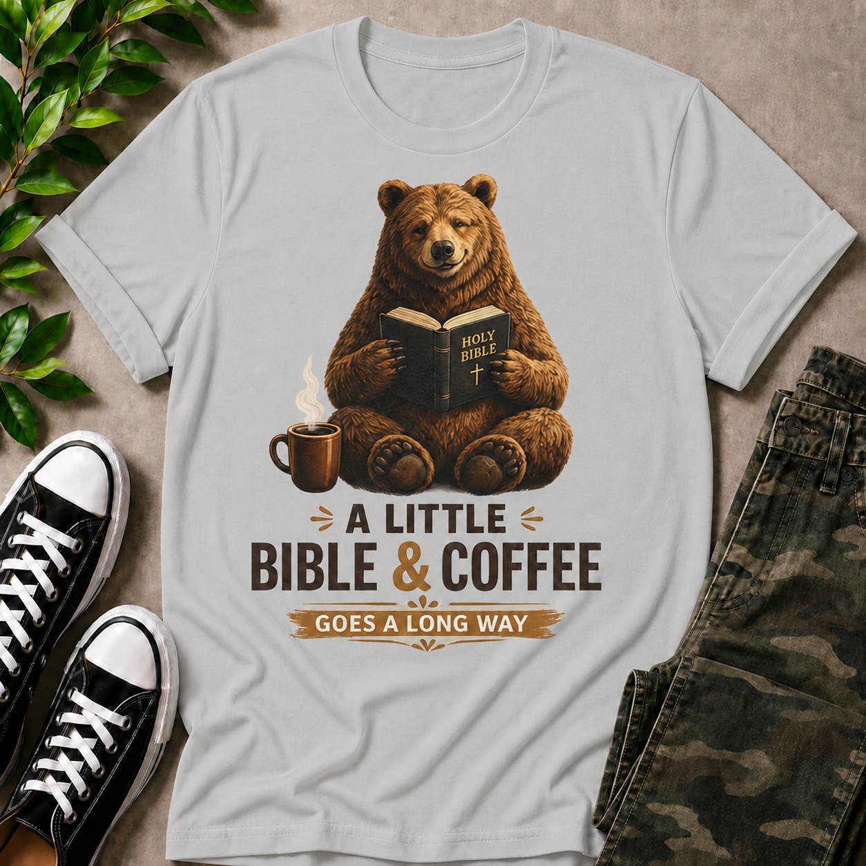 A Little Bible & Coffee T-Shirt