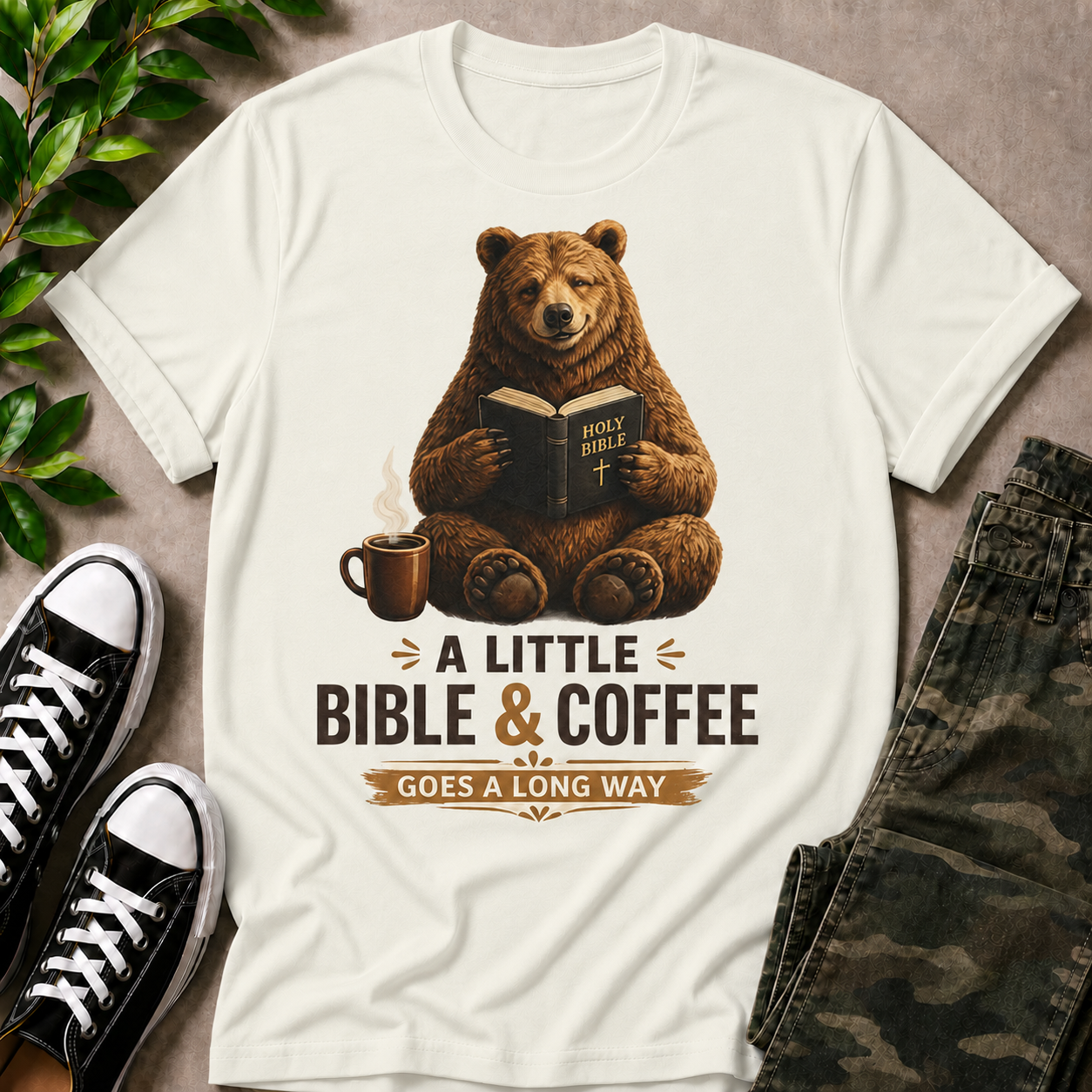 A Little Bible & Coffee T-Shirt