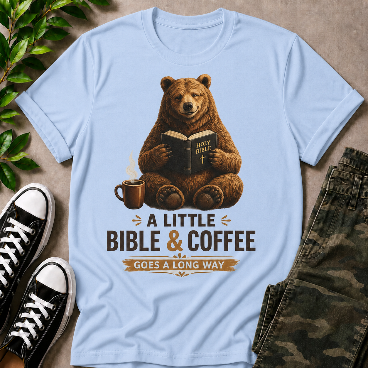 A Little Bible & Coffee T-Shirt
