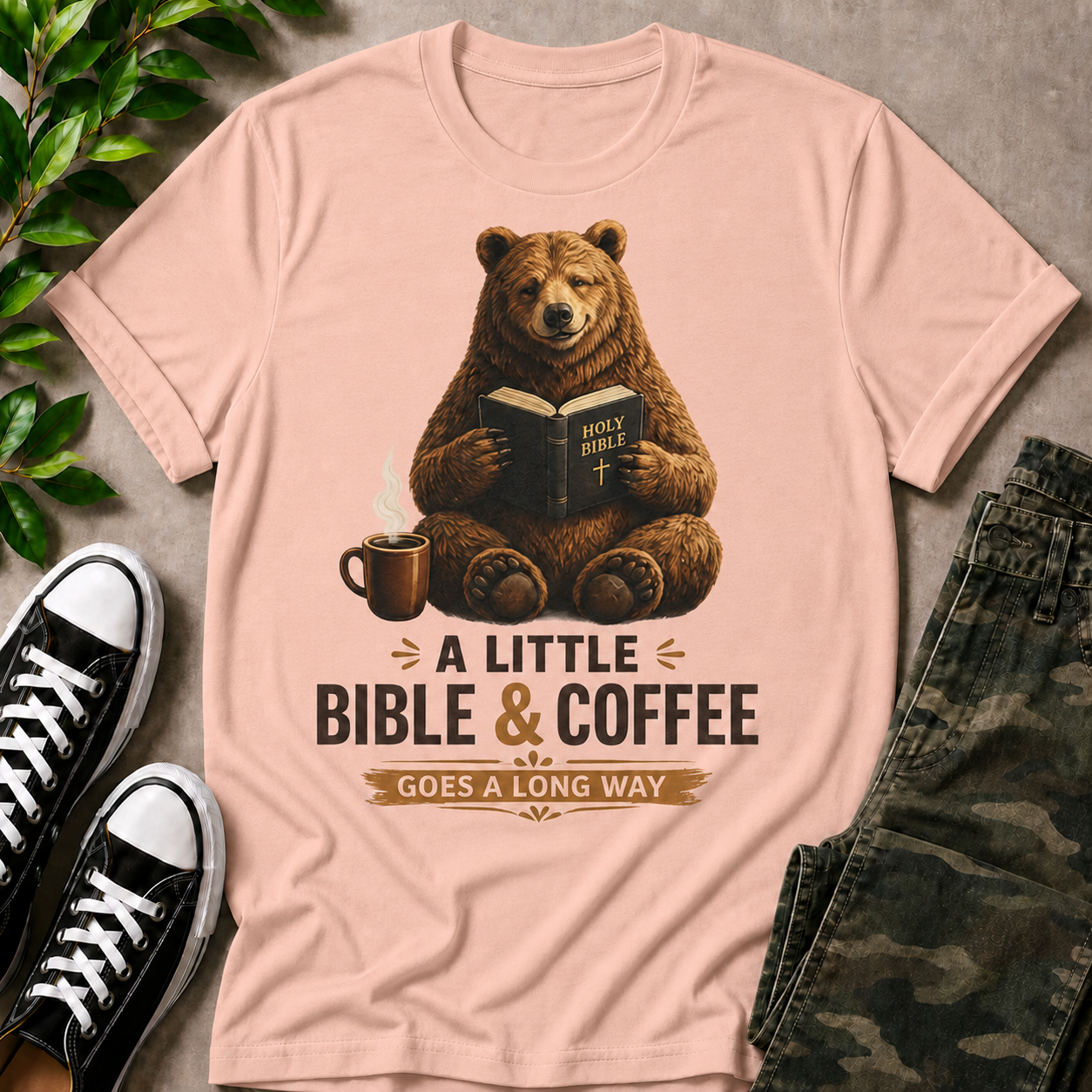 A Little Bible & Coffee T-Shirt