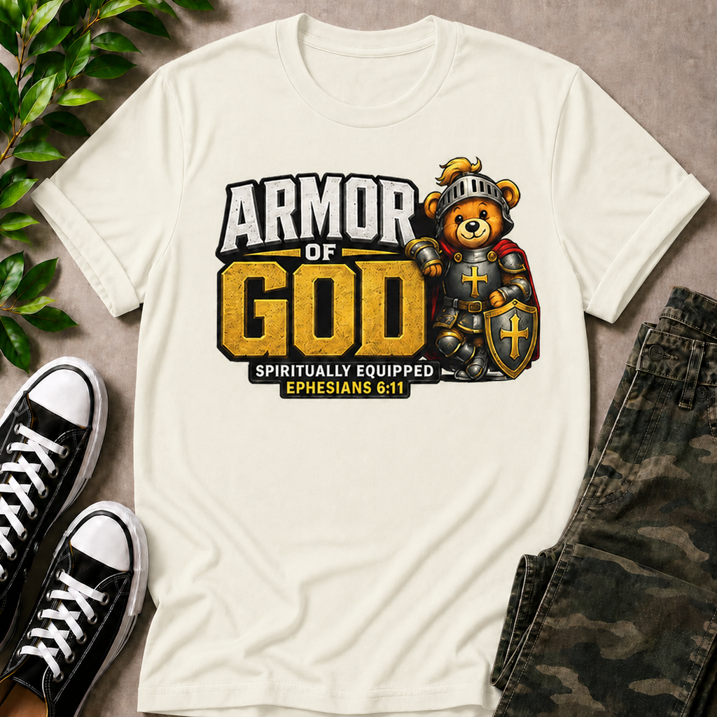 Armor Of God Bear Knight T-Shirt