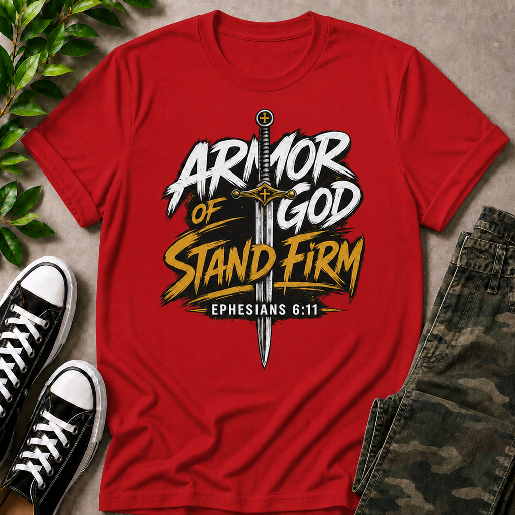 Armor Of God Stand Firm Sword T-Shirt