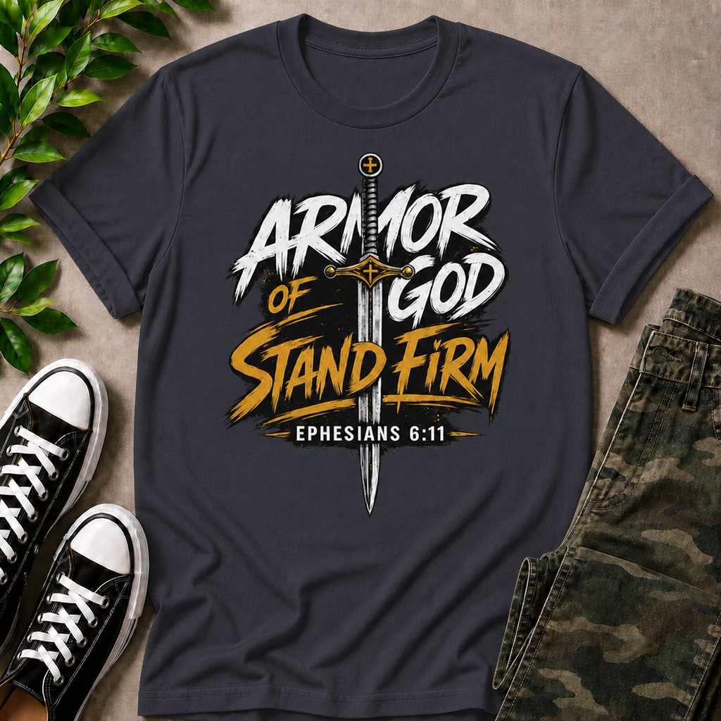 Armor Of God Stand Firm Sword T-Shirt
