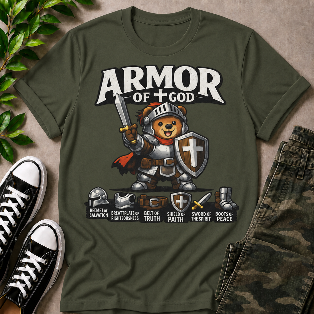 Armor of God Knight T-Shirt