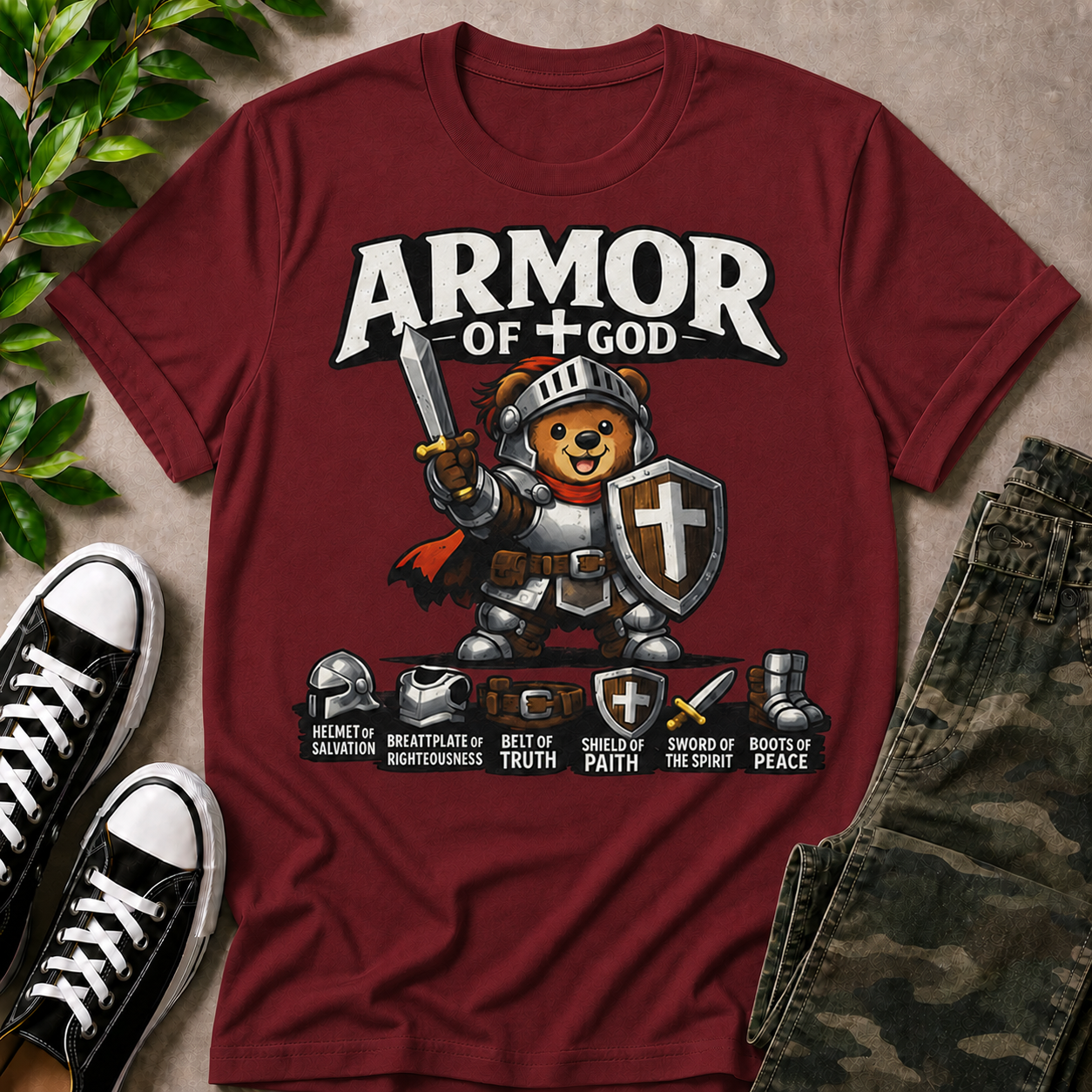 Armor of God Knight T-Shirt