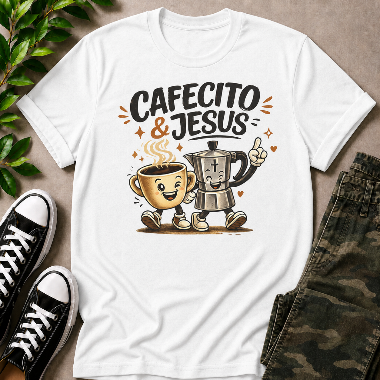 Cafecito & Jesus T-Shirt