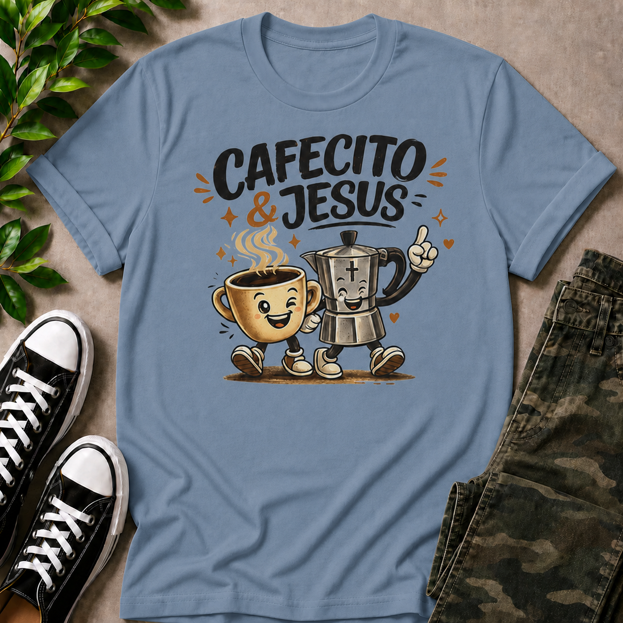 Cafecito & Jesus T-Shirt