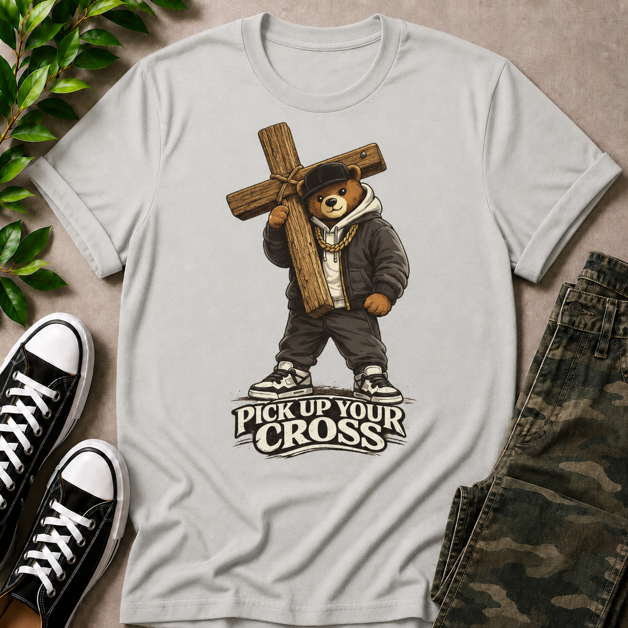 Street Bear Cross T-Shirt