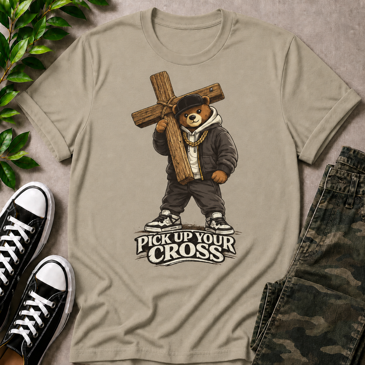 Street Bear Cross T-Shirt