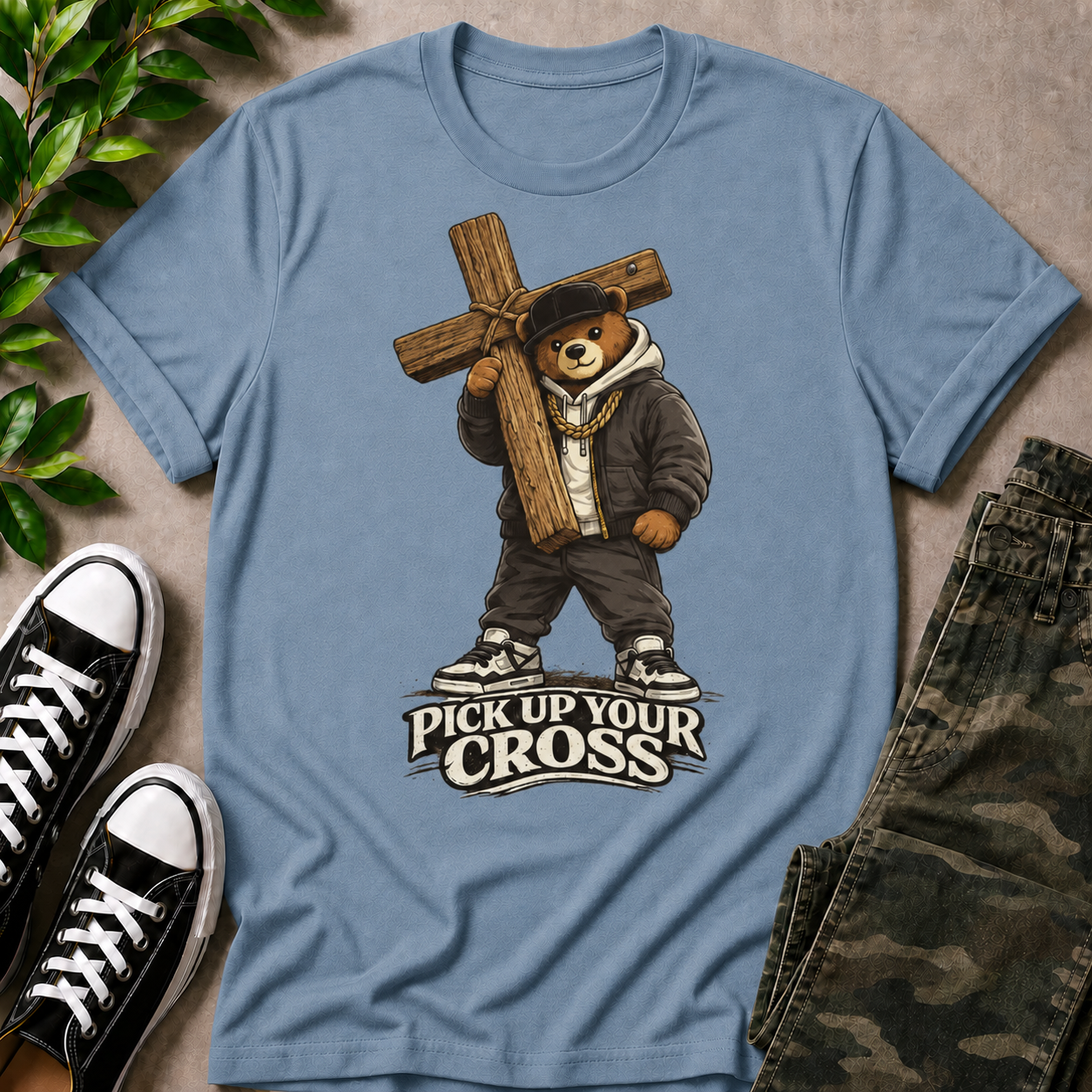 Street Bear Cross T-Shirt