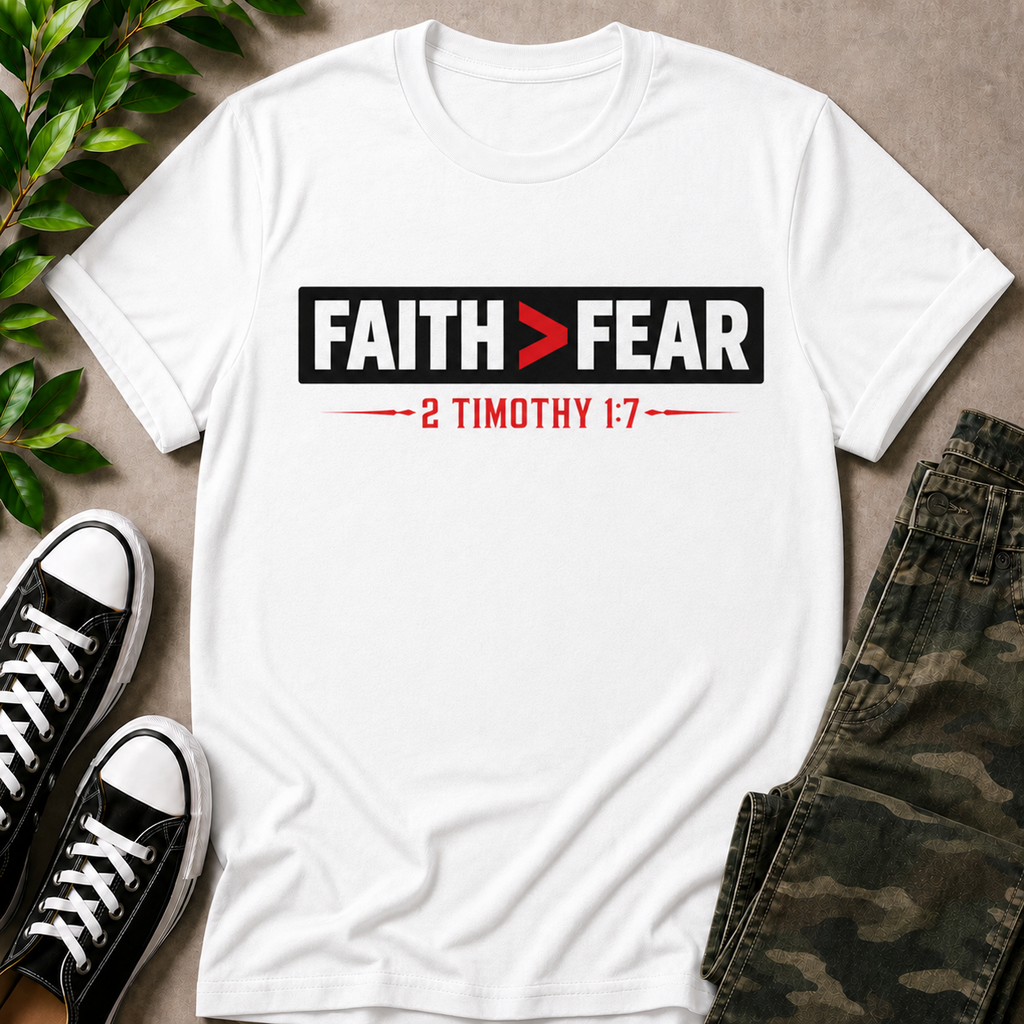 Faith > Fear T-Shirt
