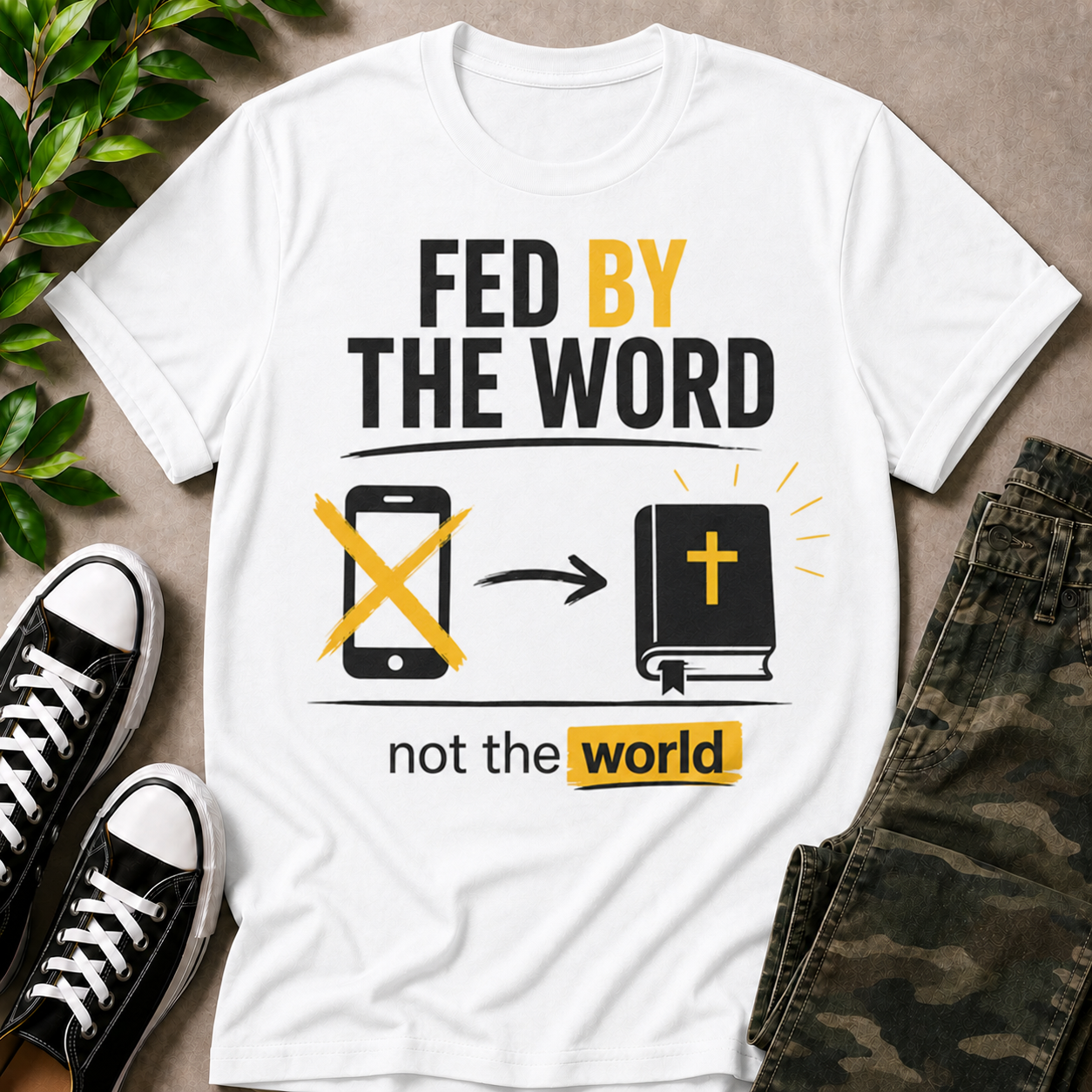 Fed By The Word T-Shirt