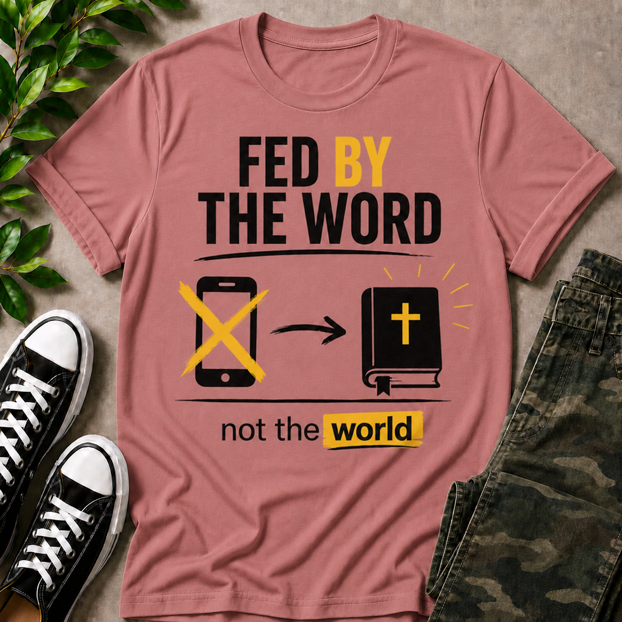 Fed By The Word T-Shirt