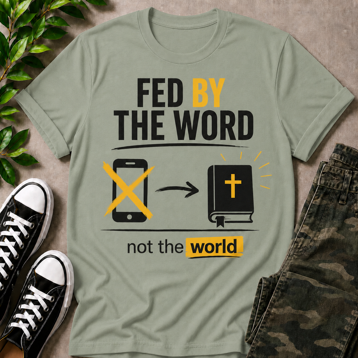 Fed By The Word T-Shirt