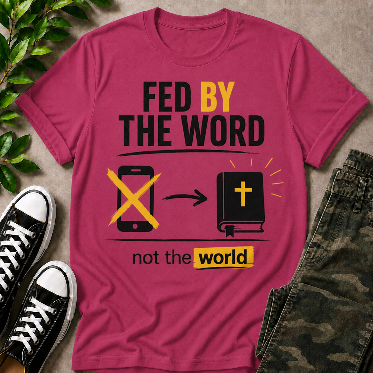 Fed By The Word T-Shirt