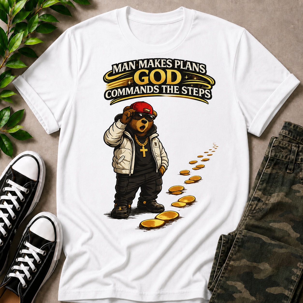 God Commands The Steps T-Shirt
