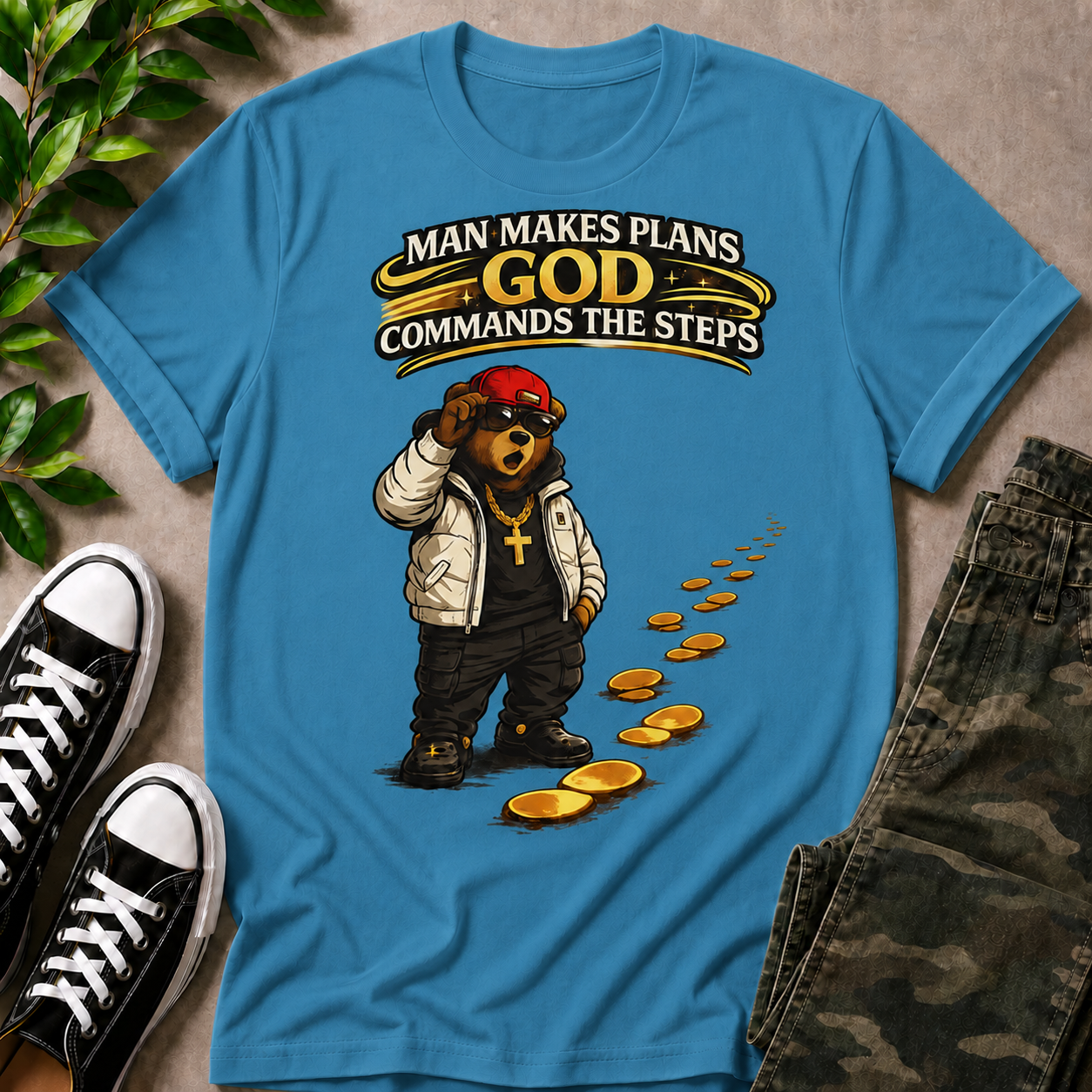 God Commands The Steps T-Shirt