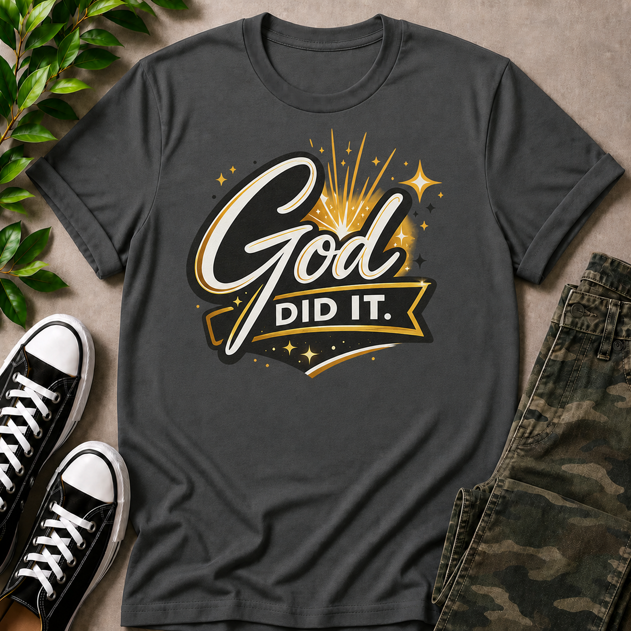 God Did It T-Shirt