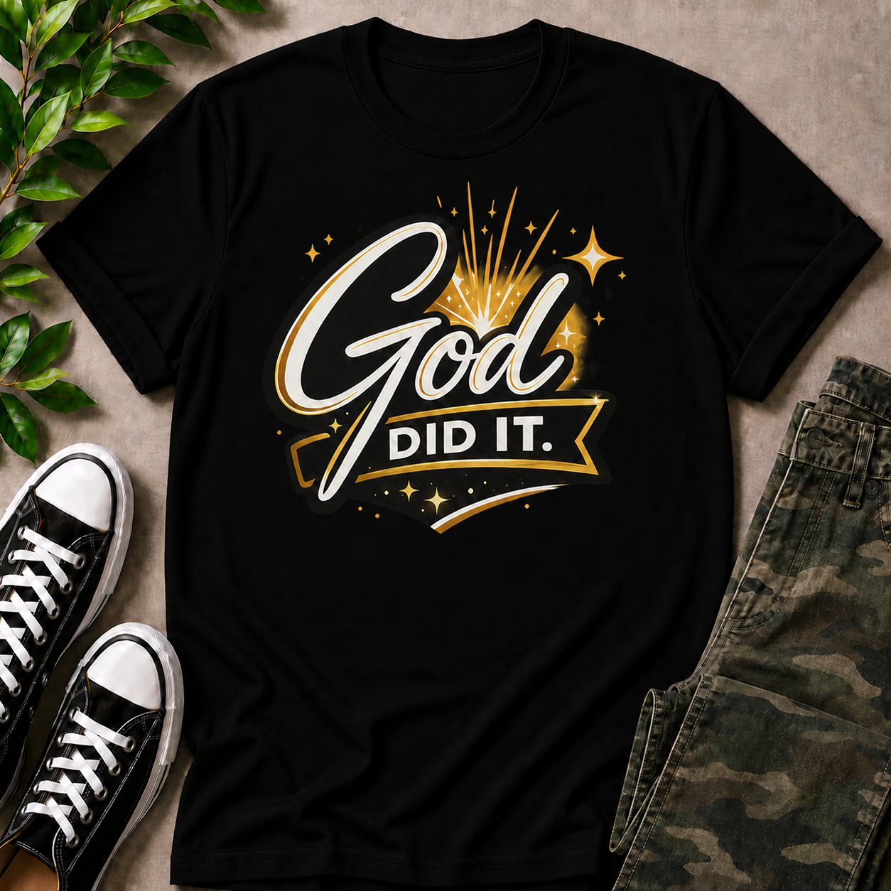 God Did It T-Shirt