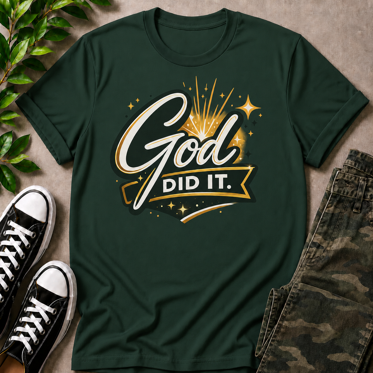 God Did It T-Shirt