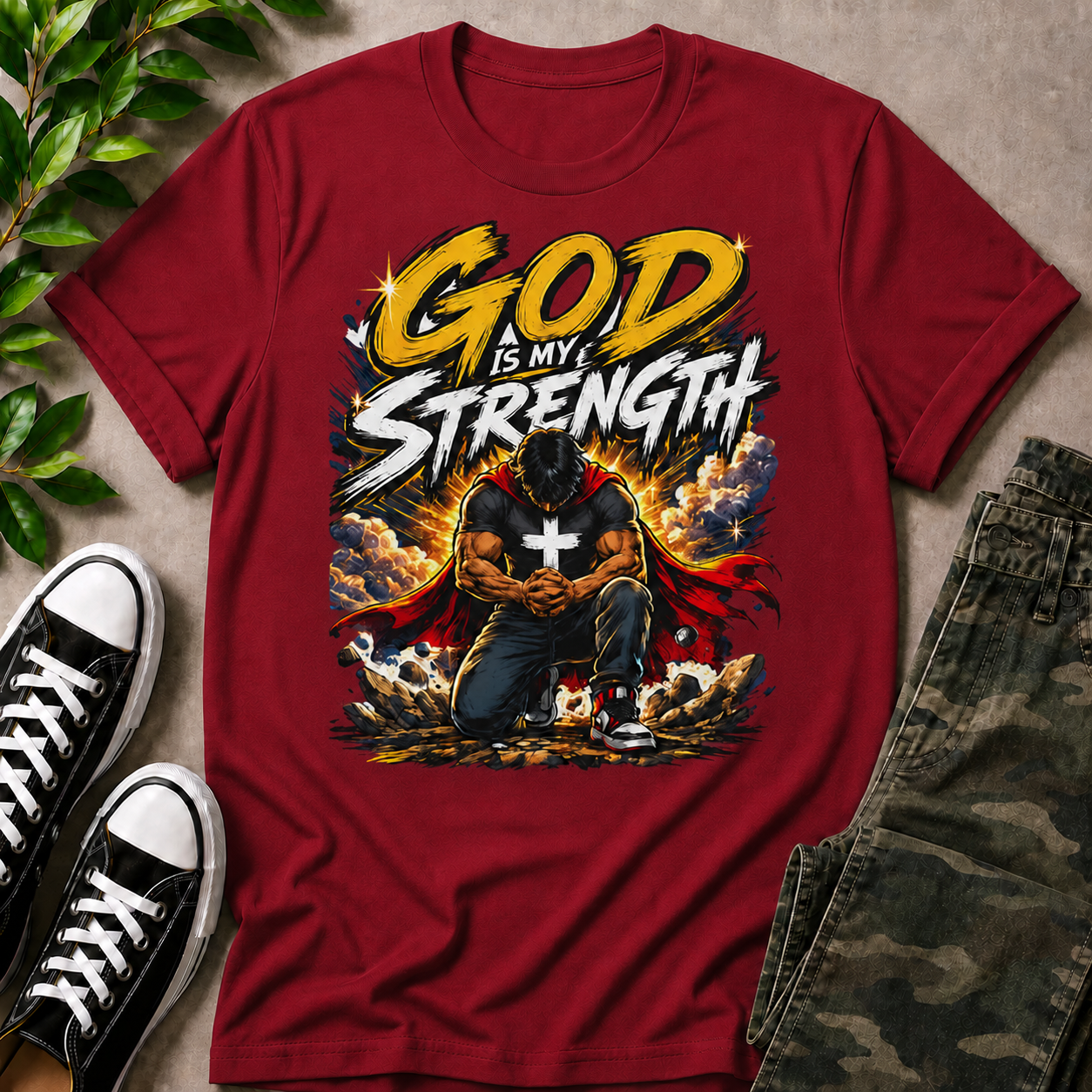 God Is My Strength T-Shirt