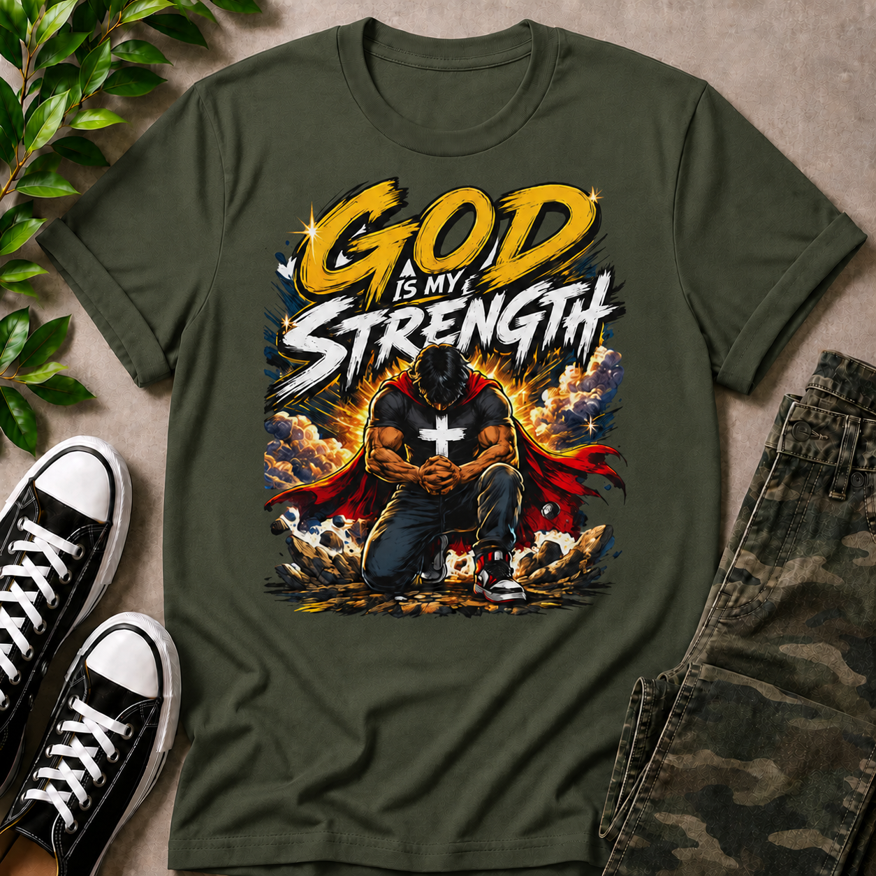 God Is My Strength T-Shirt