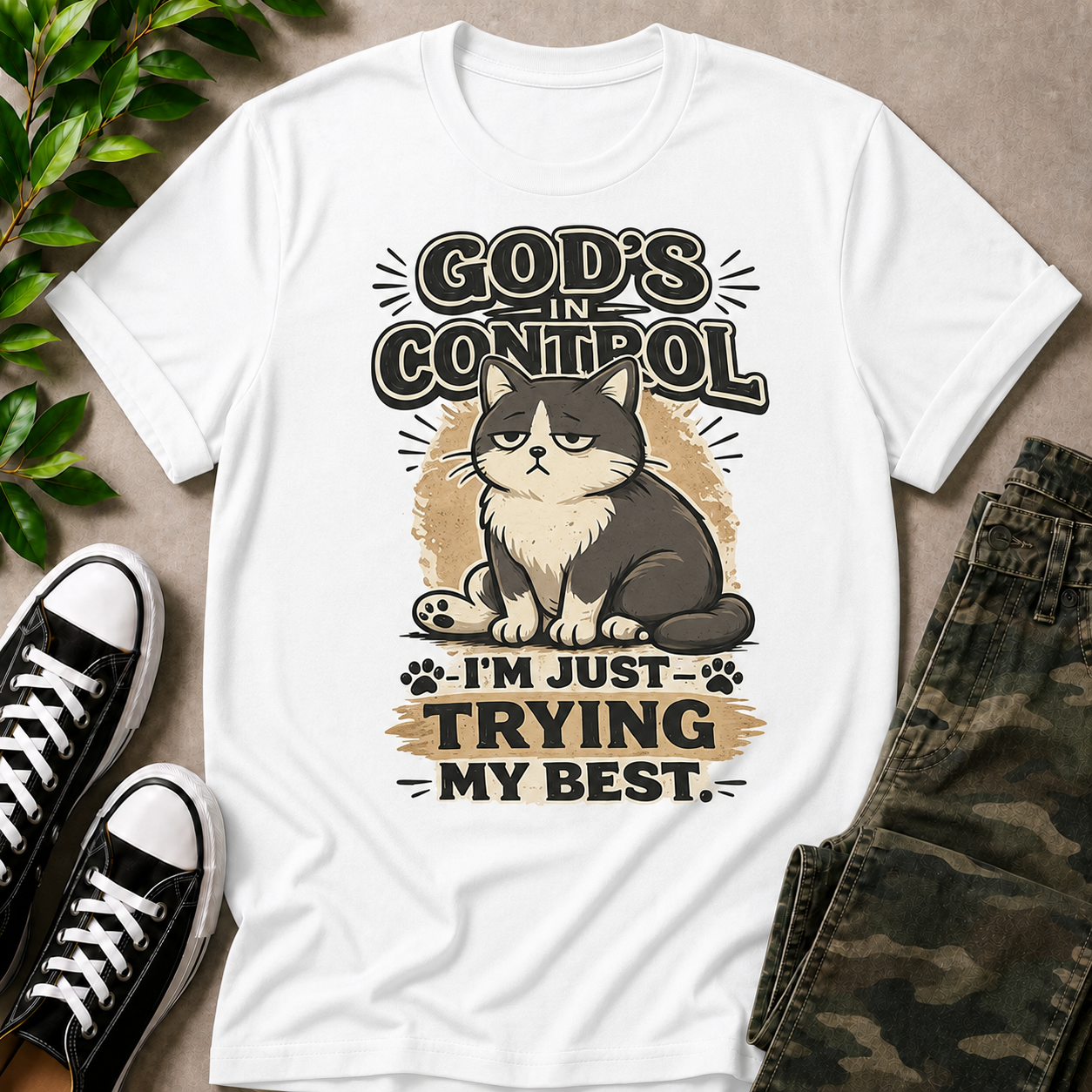 God's in Control T-Shirt