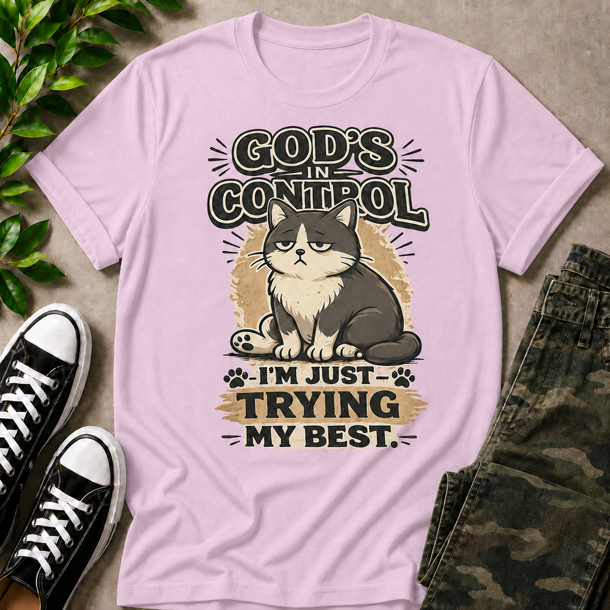 God's in Control T-Shirt