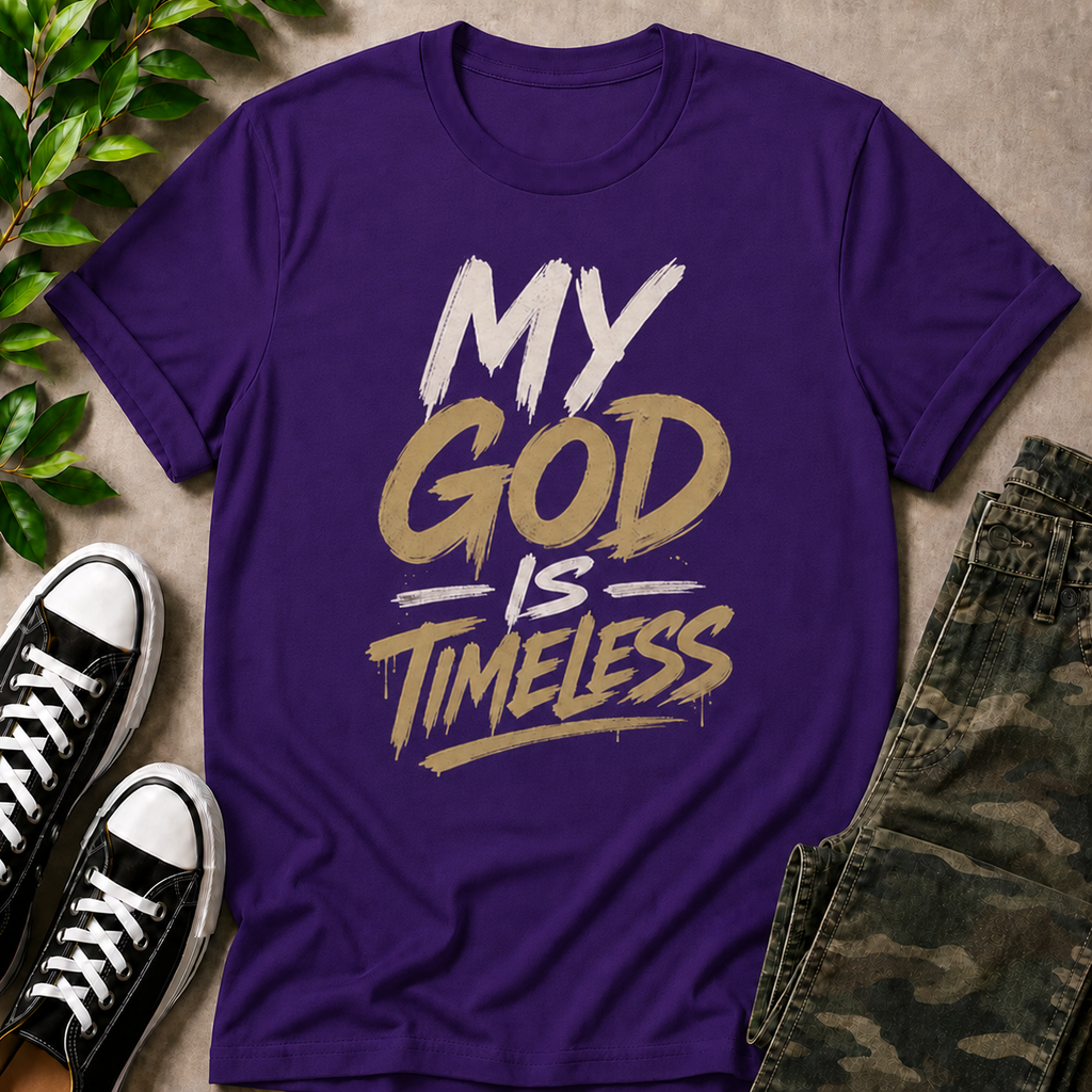 MY GOD IS TIMELESS T-SHIRT