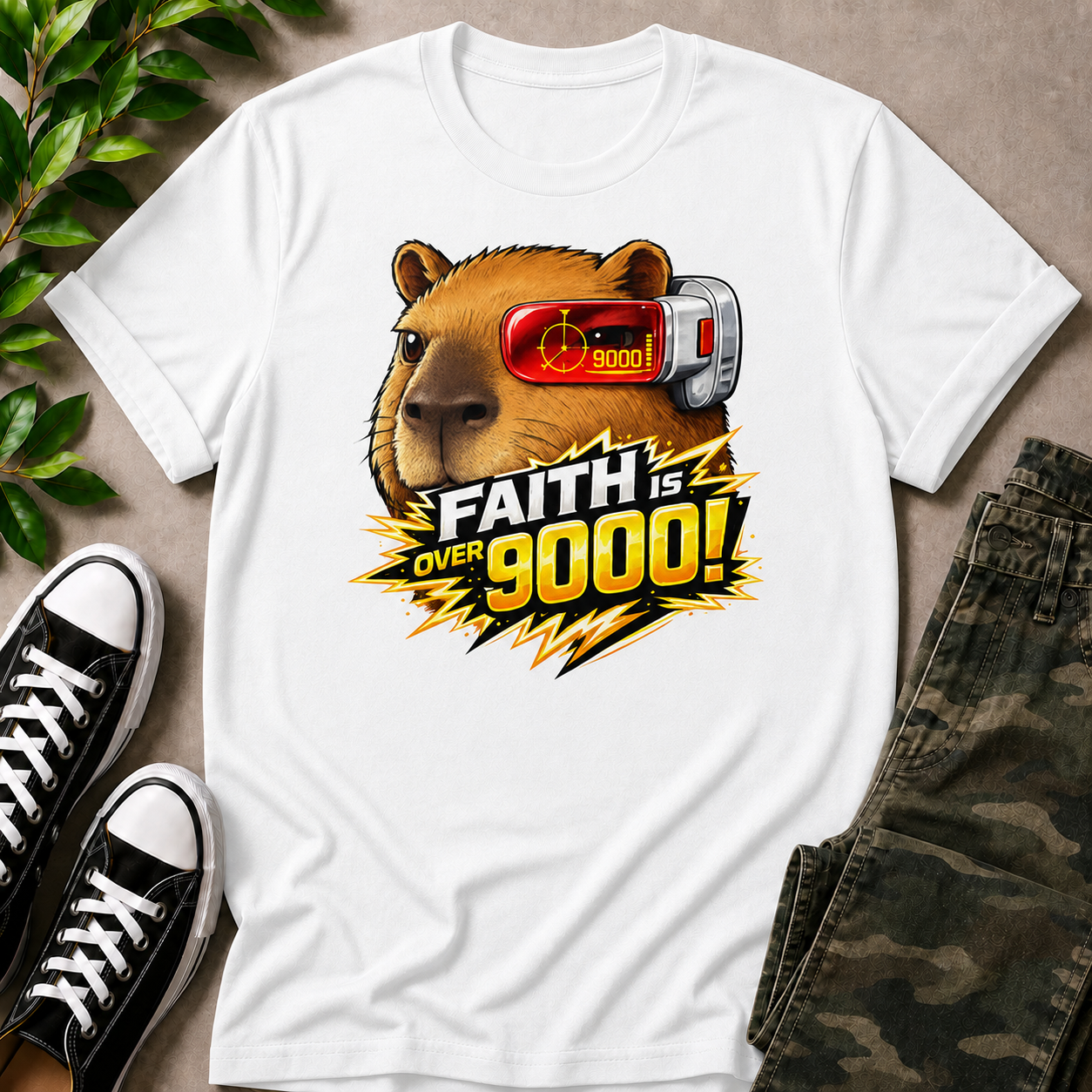 Over 9000 Faith T-Shirt