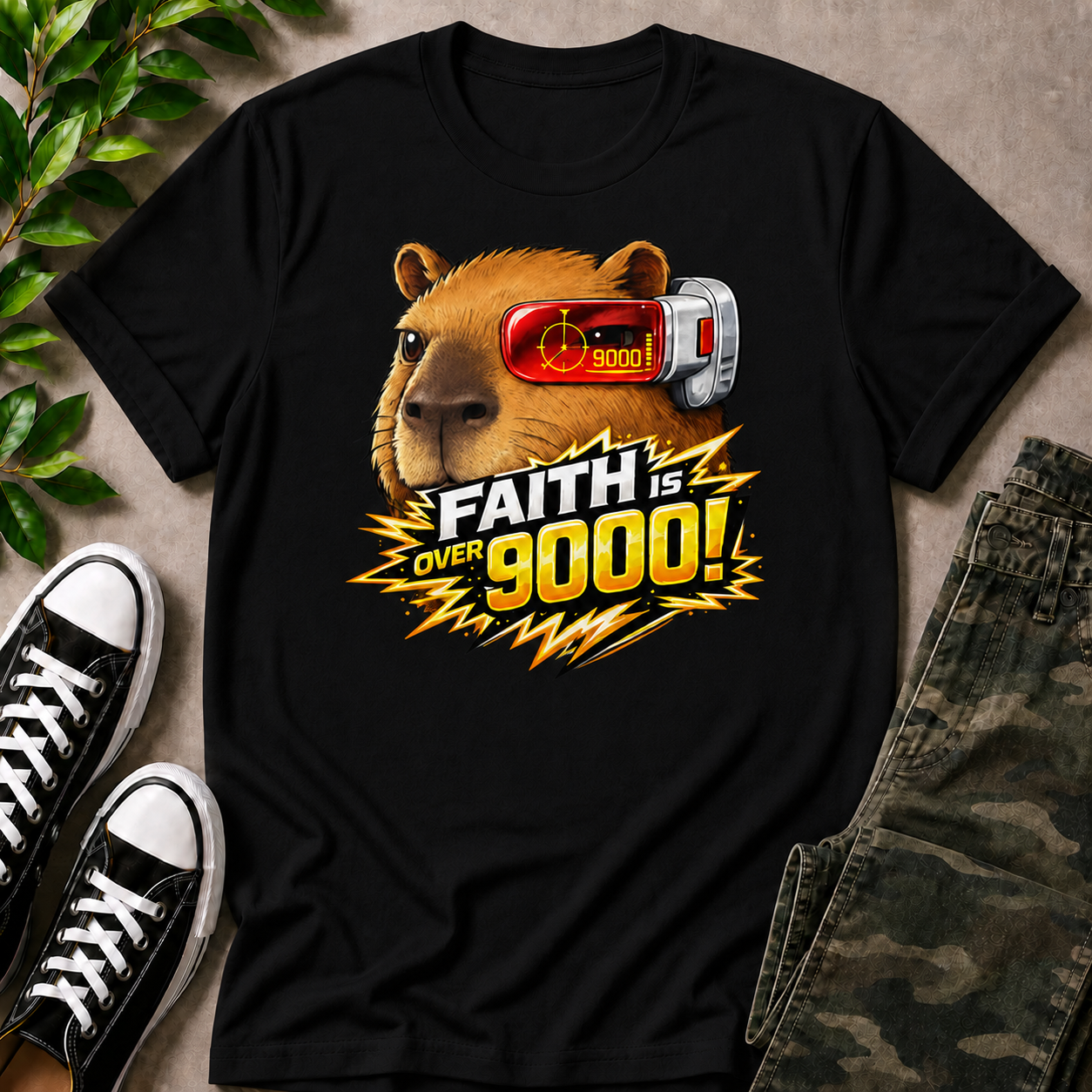 Over 9000 Faith T-Shirt