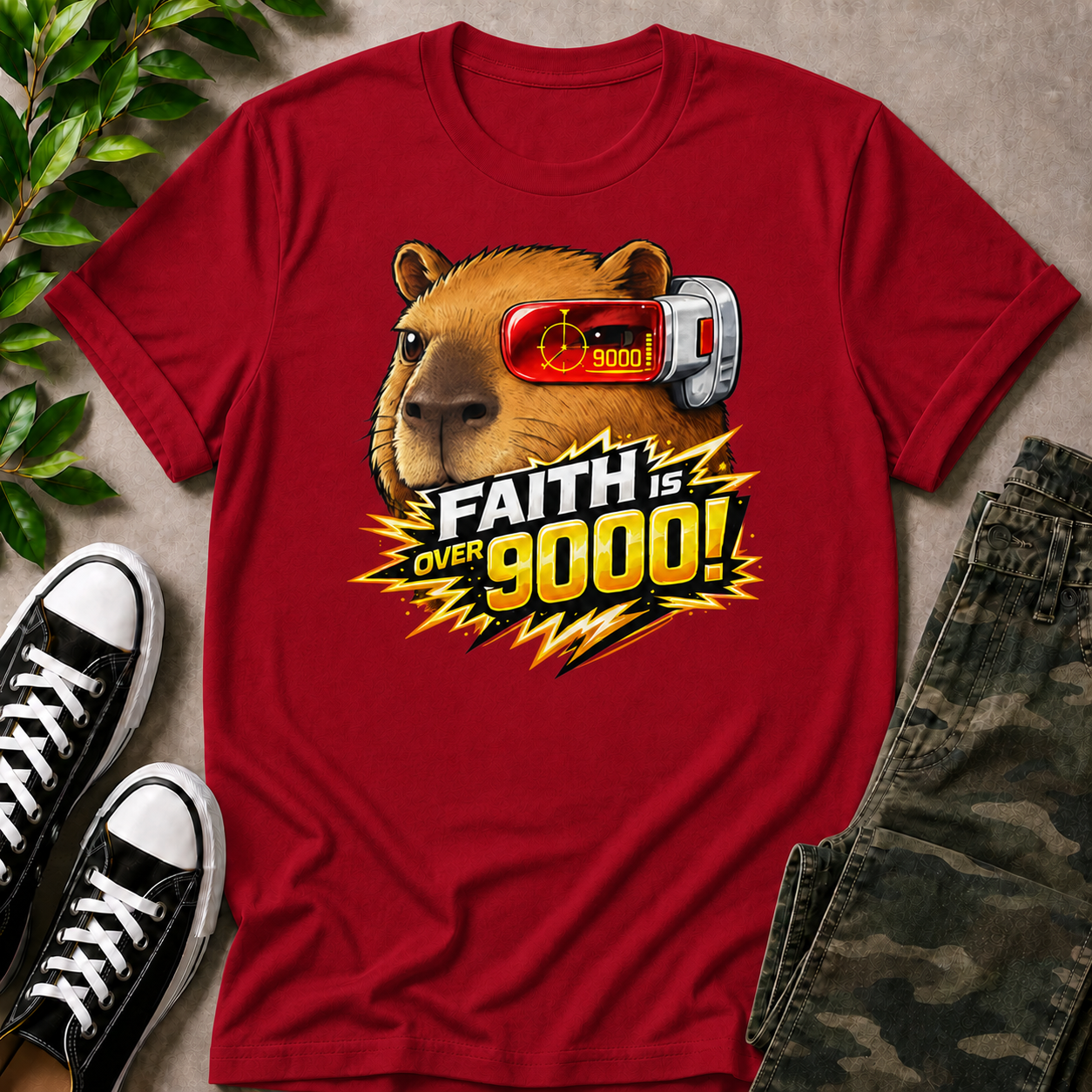 Over 9000 Faith T-Shirt