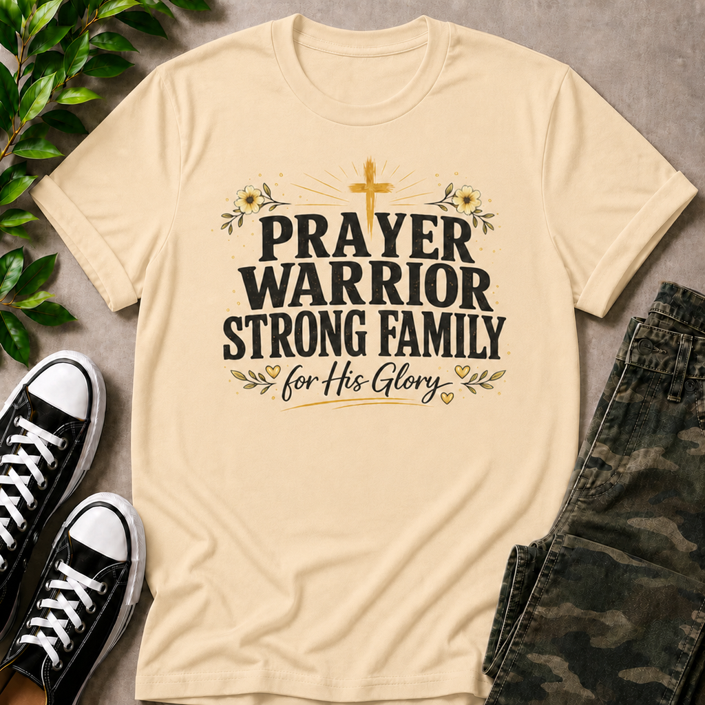 Prayer Warrior Strong Family T-Shirt