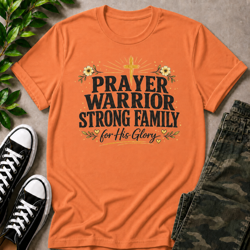 Prayer Warrior Strong Family T-Shirt