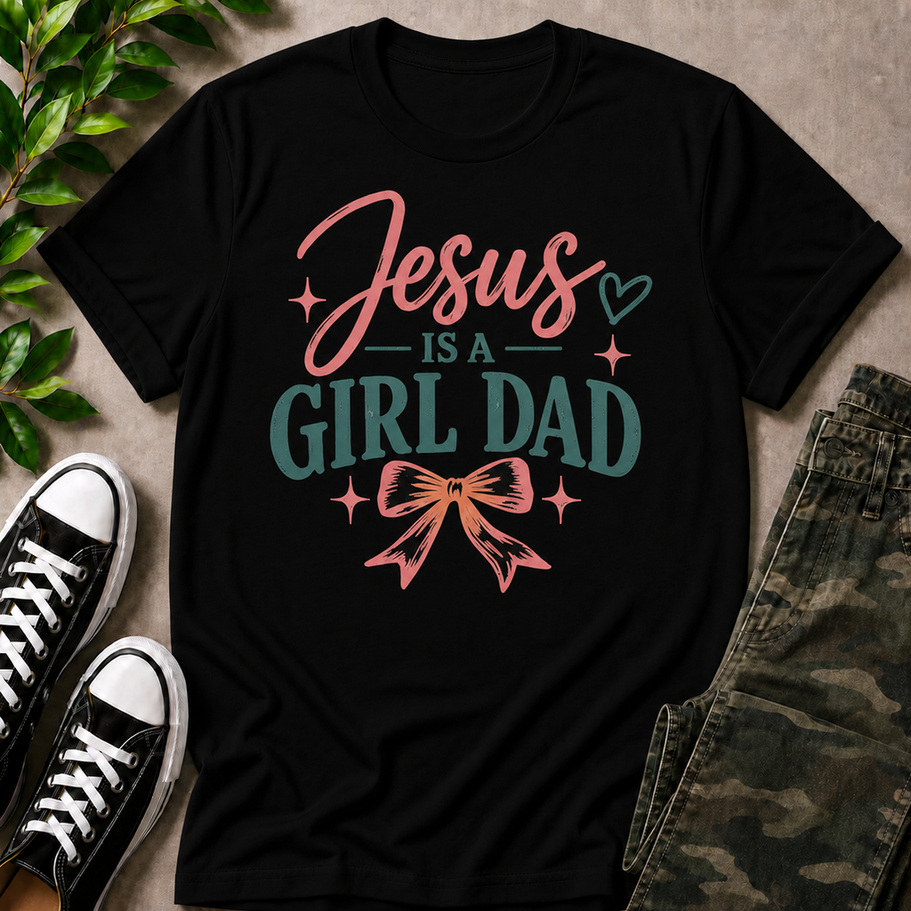 Jesus Is A Girl Dad T-Shirt