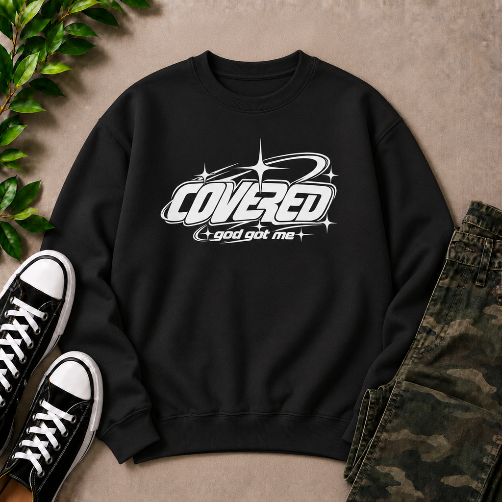 Retro Covered Crewneck