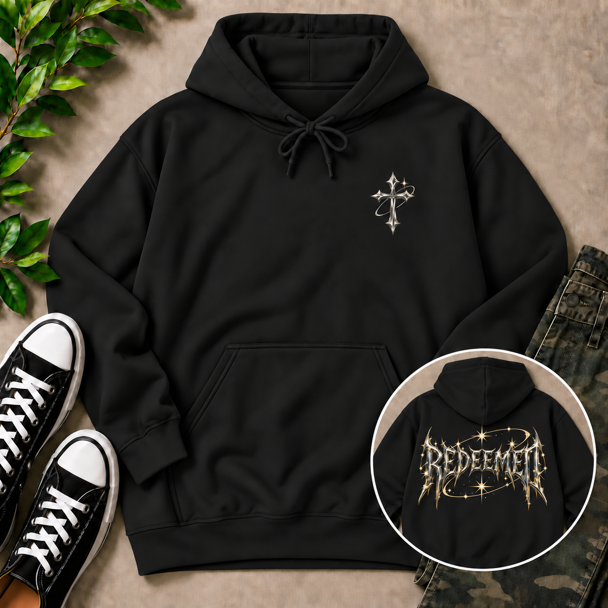 Redeemer Cross Hoodie