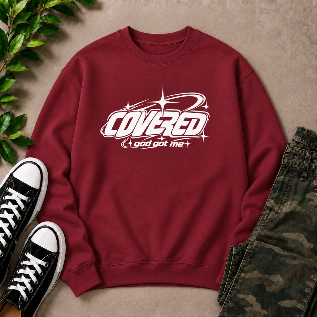 Retro Covered Crewneck