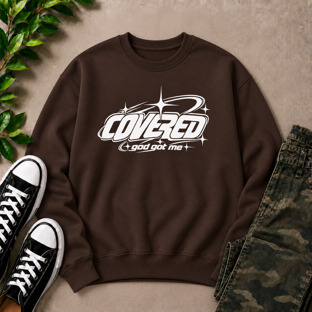 Retro Covered Crewneck
