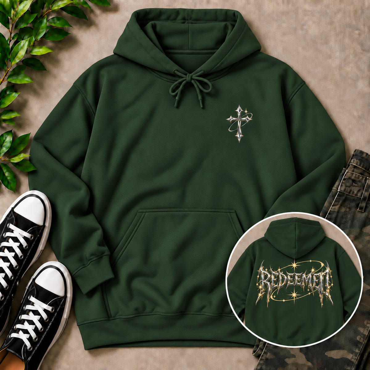 Redeemer Cross Hoodie
