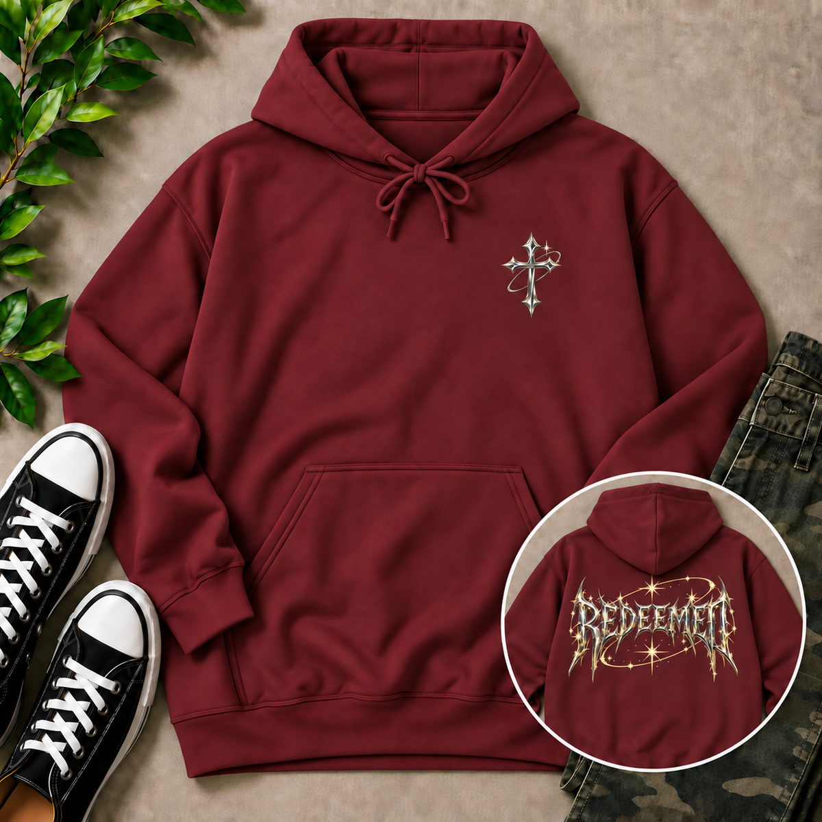 Redeemer Cross Hoodie